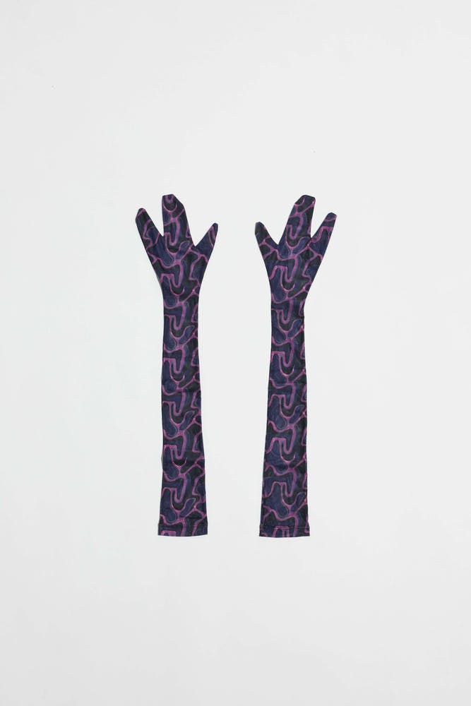 Gloves purple