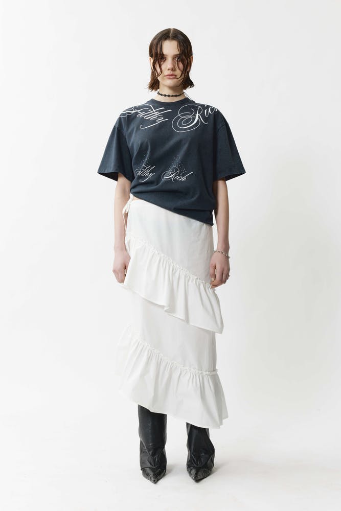 Cotton maxi skirt