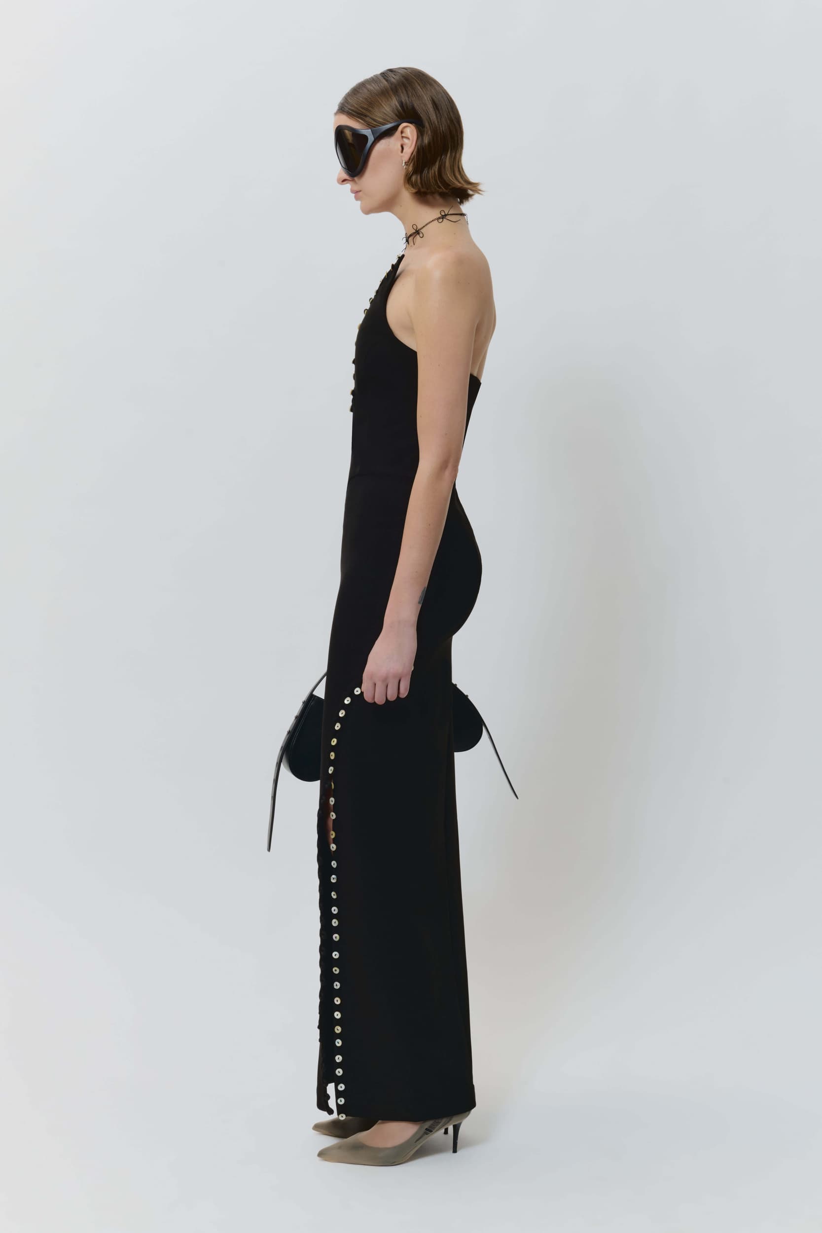 Avavav Blocked maxi dress black Avavav Blocked maxi dress black